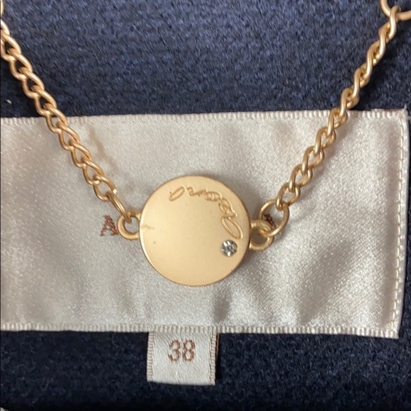 AZONA Navy Blue Wool Blend Military Style Coat Size 38(S) - Picture 4 of 13